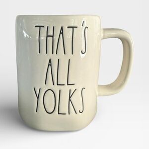 Rae Dunn by Magenta "That's All Yolks" Coffee Mug